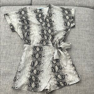 Snake Skin Romper